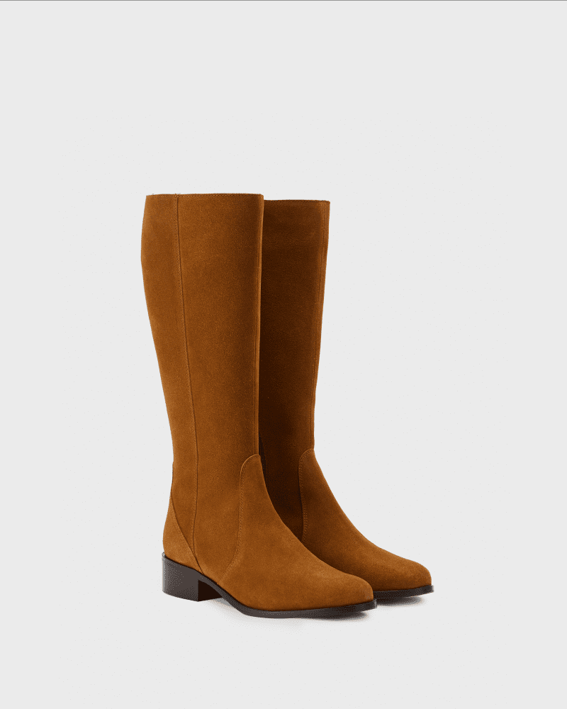 Haltham Tan Suede Regular Front