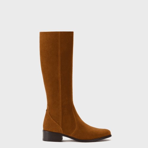 Haltham Tan Suede Slim Side